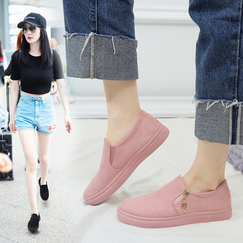 New Style Single Shoes Women Round Toe Flat Canvas Casual Shoes