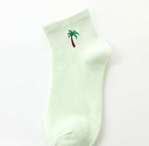 Women's Short Summer Mid-calf Sports Cartoon Women's Socks