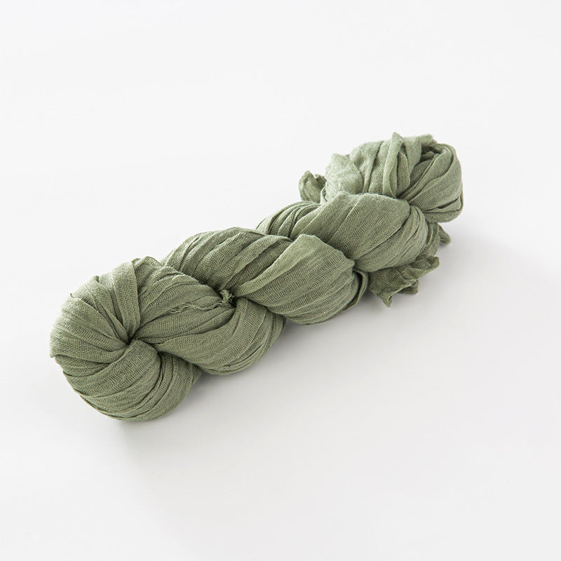 Women's Natural Wrinkle Pure Linen Scarf Shawl