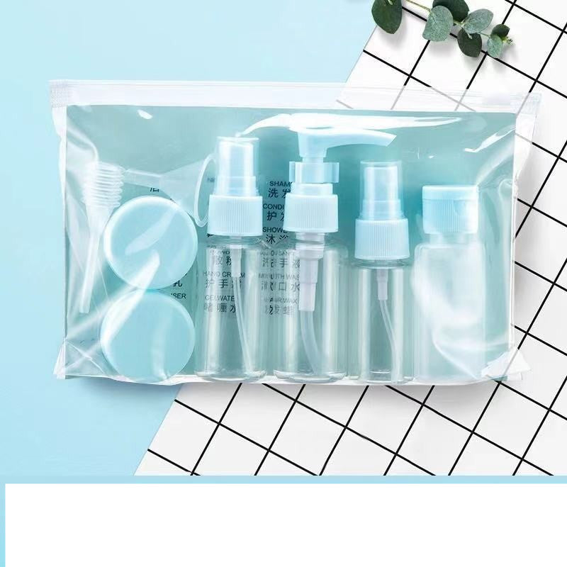 9pcs Set Travel Mini Cosmetic Set