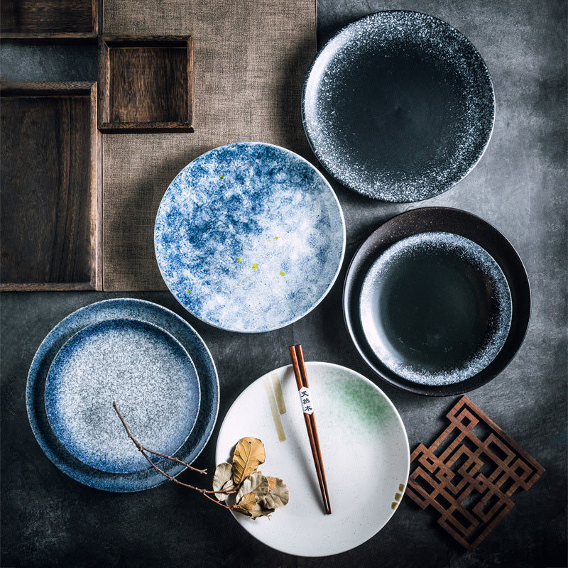 Japanese Tableware Household Ceramic Creative Steak Plate