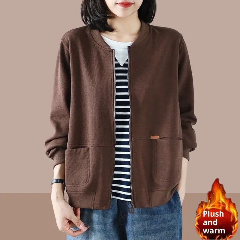 Women's Korean-style Loose Baseball Uniform