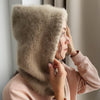 Autumn And Winter Fashion Warm Scarf Neck Protection Integrated Woolen Knitted Hat