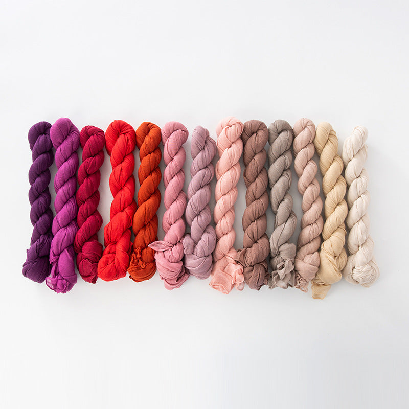 Women's Natural Wrinkle Pure Linen Scarf Shawl