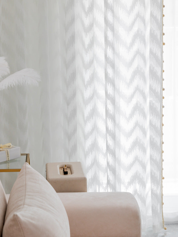 Bedroom Simple Pure Color Curtain