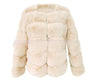 Women's Coat Fox Horizontal Stitching Artificial Fur