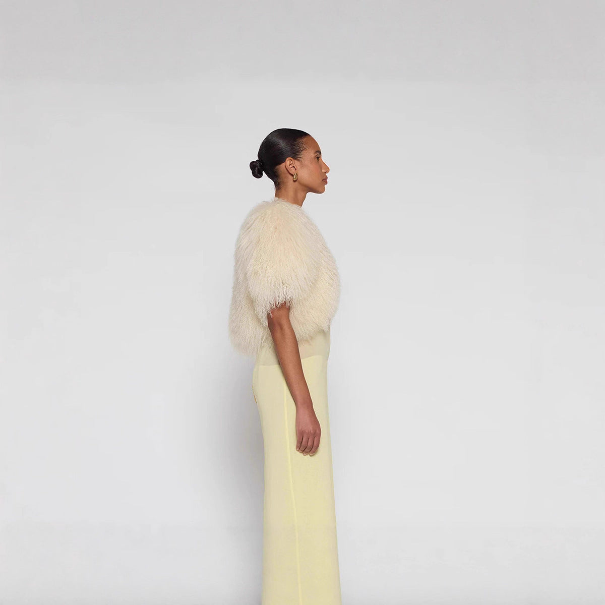 Autumn And Winter Fur Coat Female Cape And Shawl Imitation Fur Artificial Wool Props