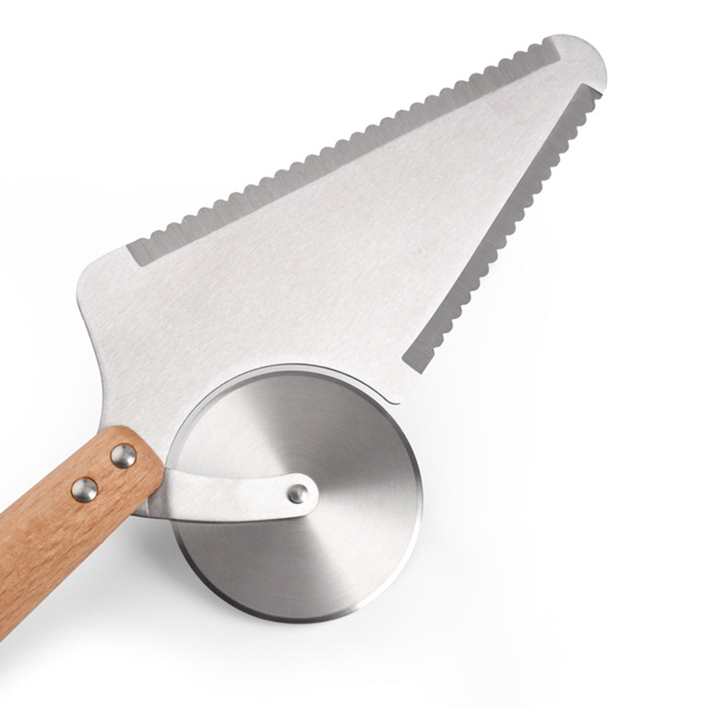 Cake Cutting Two-in-one Pizza Round Knife