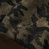 American Retro Camouflage Reversible Detachable Hooded Fur Jacket