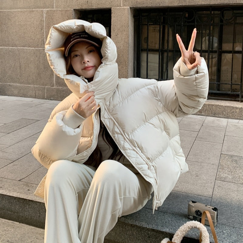 Korean Style Loose Design Cotton-padded Casual Jacket