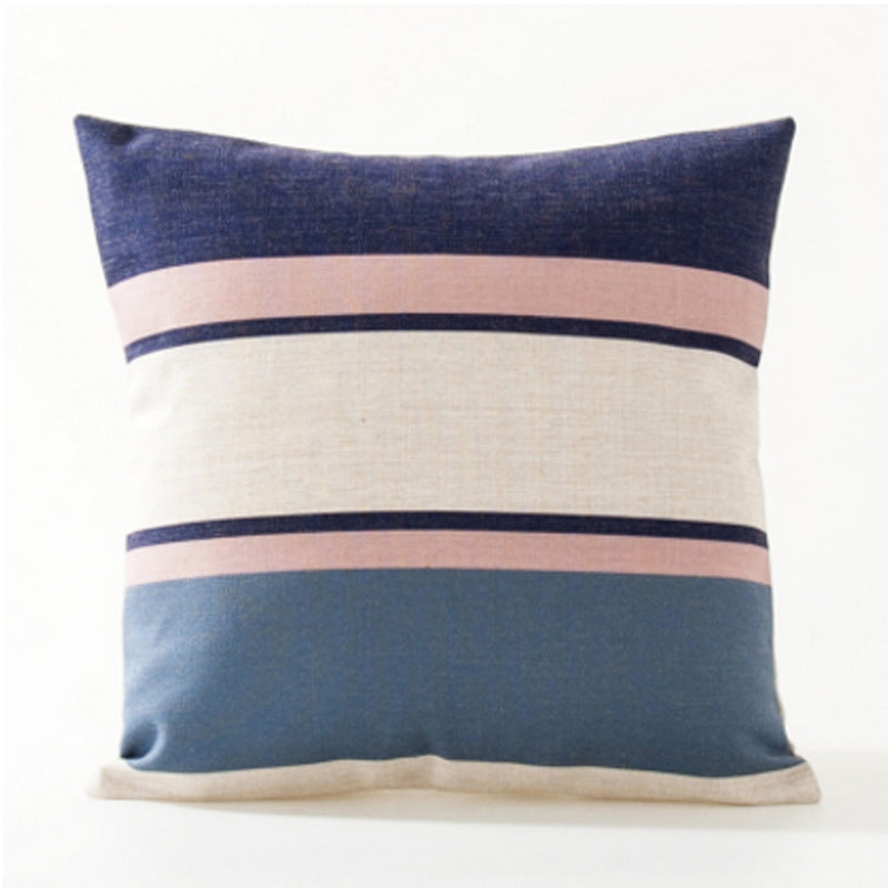 Simple geometric abstract pillowcase