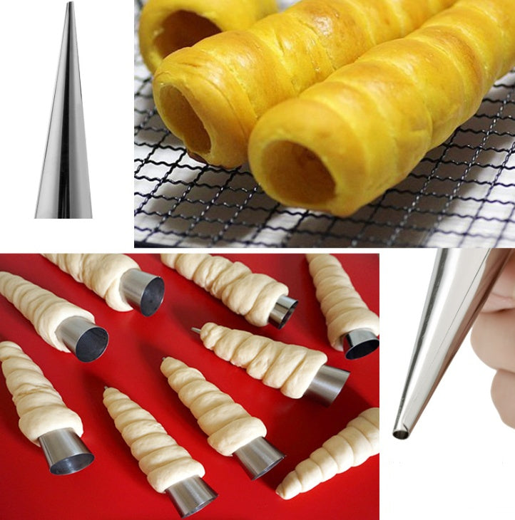 Conical stainless steel Danish pipe