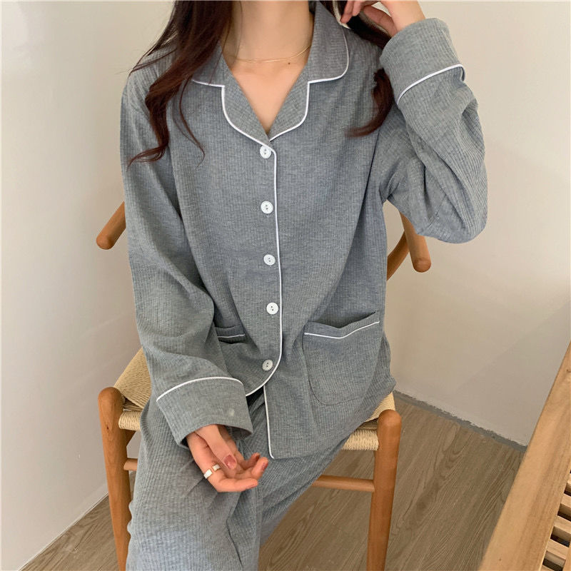 Japanese Pajamas Women Ins Sweet And Simple Homewear Suit