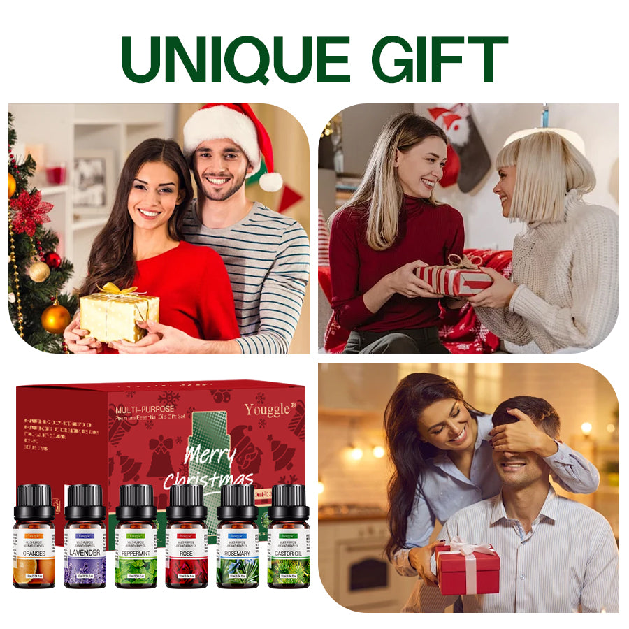 Custom Humidifier Essential Oil High Quality Natural Plant Scented Oil Lavender 6pcs Perfume Oil Kit Set