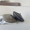 PU Beret Women's Fashion Leather Hat