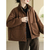 Women's Thickening Plus Size-pocket Loose And Warm Cotton-padded Jacket