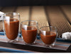 Heat resistant glass double coffee cup
