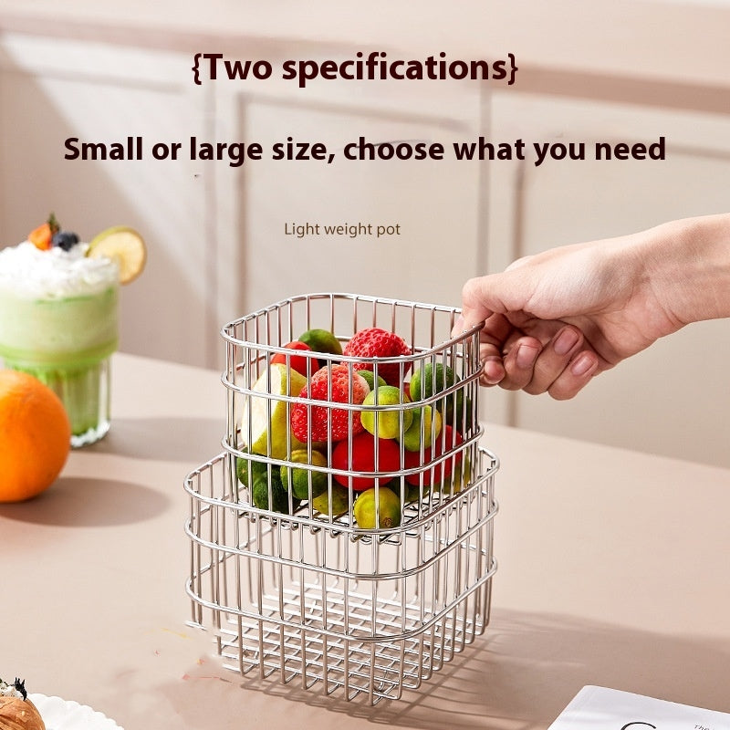 Kitchen Storage Rack Draining Basket Household