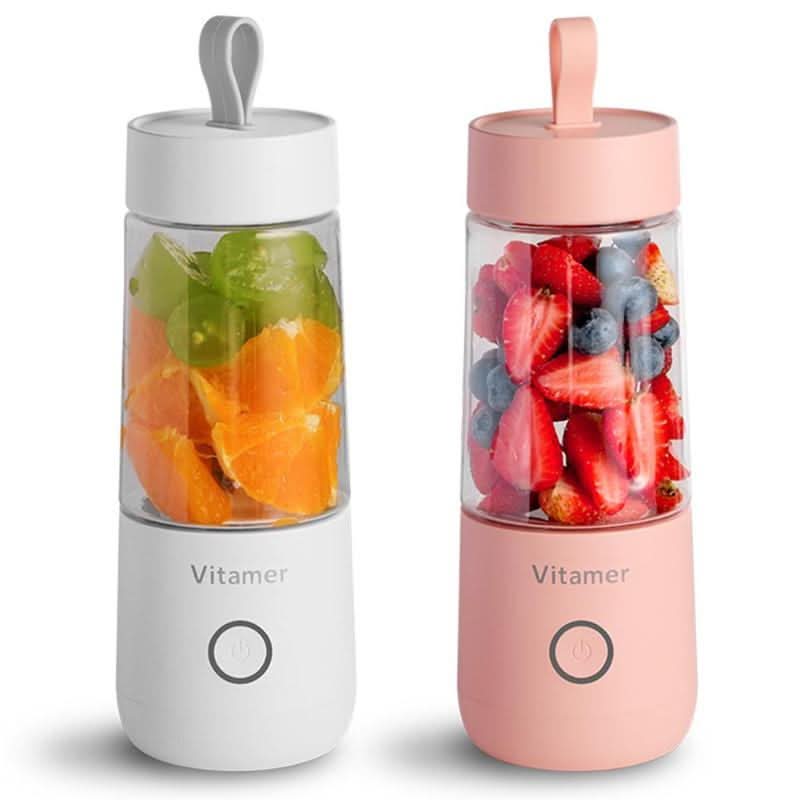 350ml Portable Blender Juicer Electric USB Rechargeable Mixer Smoothie Slushy Cup Juice Blender Bottle USB Charging Kitchen Gadgets - Eshtree