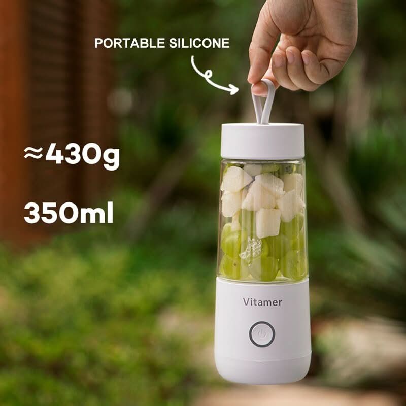 350ml Portable Blender Juicer Electric USB Rechargeable Mixer Smoothie Slushy Cup Juice Blender Bottle USB Charging Kitchen Gadgets - Eshtree