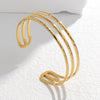 Exaggerated High-grade Non-fading Adjustable Stainless Steel Bracelet For Women