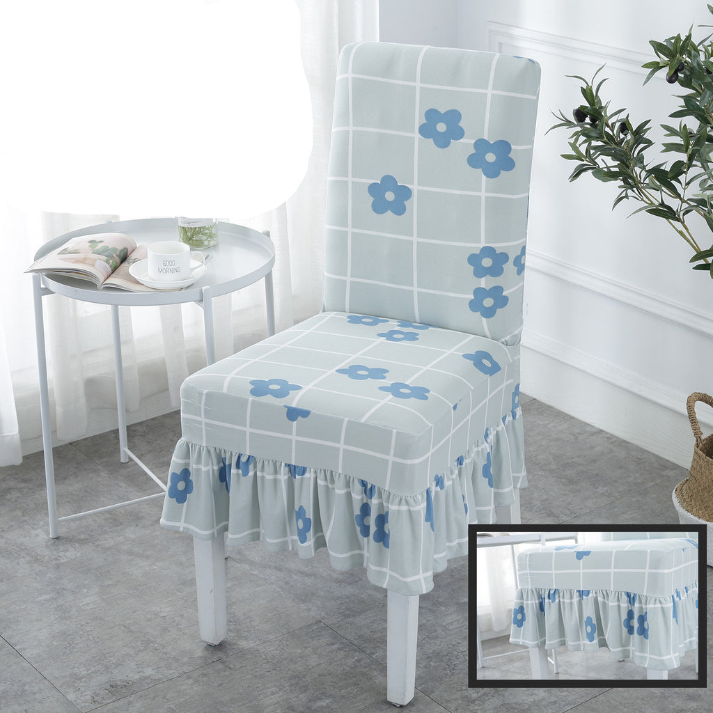 Universal stretch chair cover