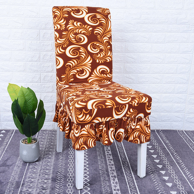 Universal stretch chair cover
