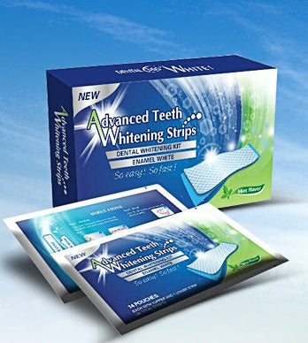 28pcs new white teeth stick to Advanced Teeth Whitening Strips tooth whitening paste.