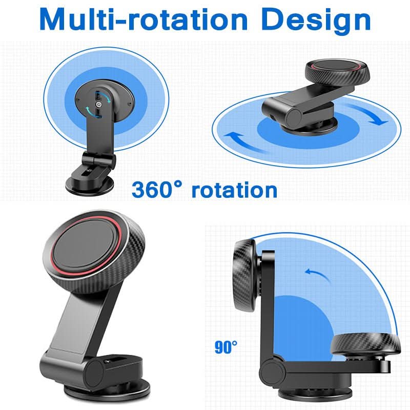 360 Degree Rotating Desktop Folding Magnetic Car Navigation Mobile Phone Holder Car Dashboard Support Frame Auto Accessories - Eshtree