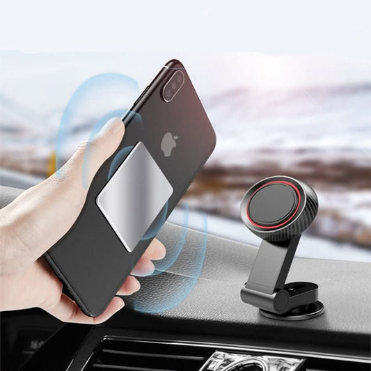 360 Degree Rotating Desktop Folding Magnetic Car Navigation Mobile Phone Holder Car Dashboard Support Frame Auto Accessories - Eshtree