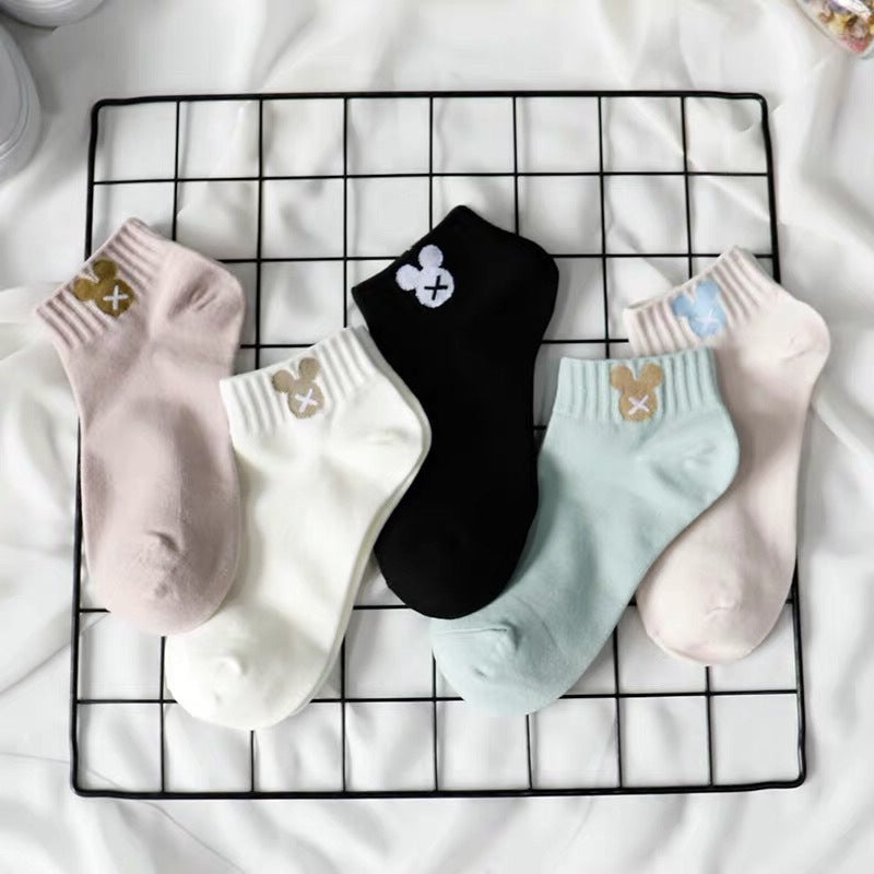 Summer thin boat socks