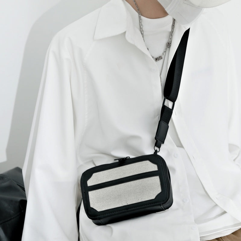 Crossbody Men's New Small Square Bag Simple Fashion Shoulder