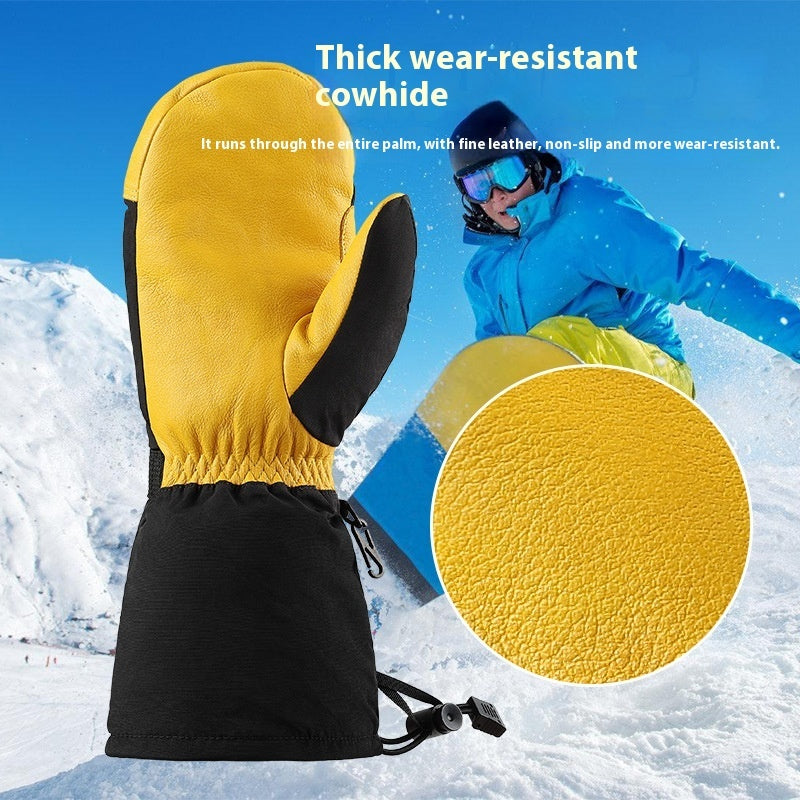 Cold-proof Finger Touch Screen Warm Ski Gloves