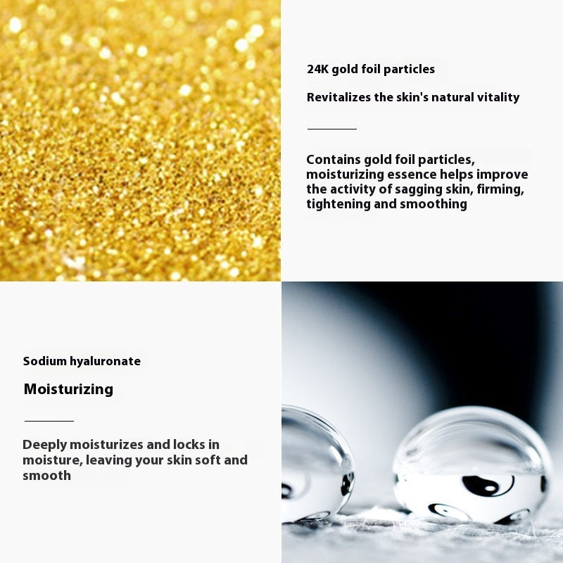 منتجات العناية بالبشرة السائلة المطلية بذهب عيار 24 قيراطًا لتجديد وترطيب البشرة