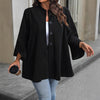 Women's Casual High Neck Long Wool Coat