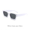 Classic Thick Square Frame Sunglasses Men's Driving UV Protection