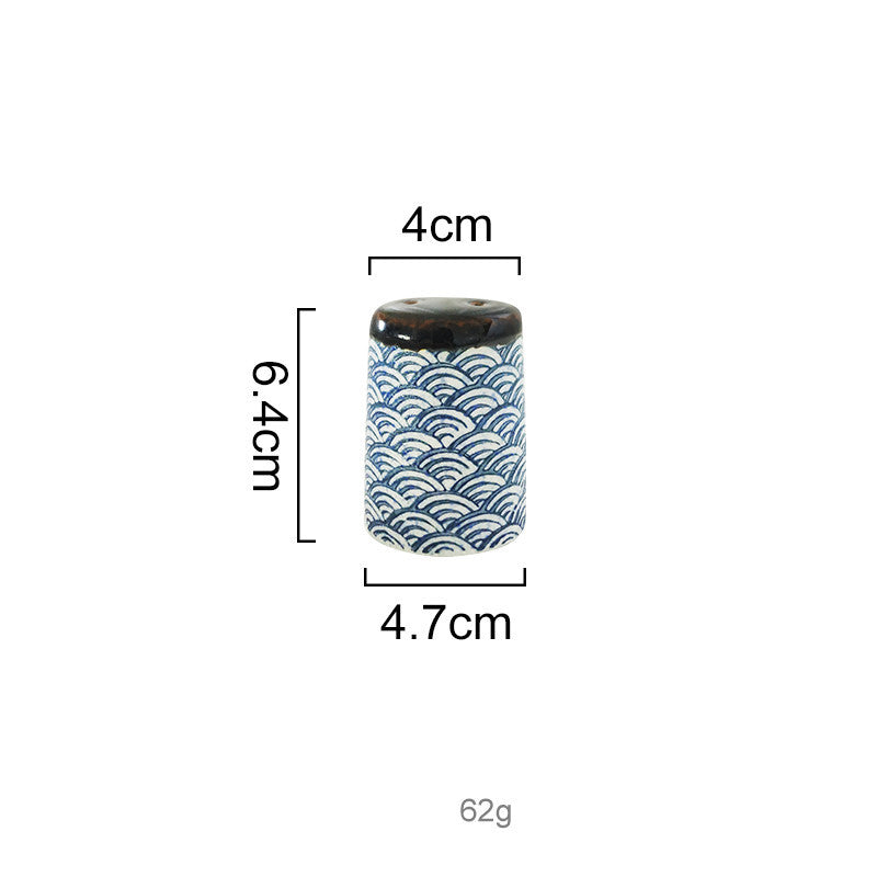 Japanese Style Ceramic Hefeng Seasoning Pot Set Restaurant Household