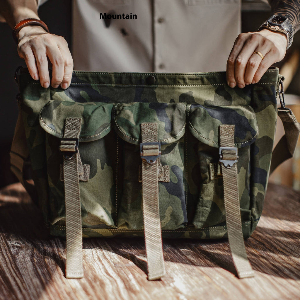 Men's Outdoor Training Tooling American Camouflage Tactics Shoulder Bag