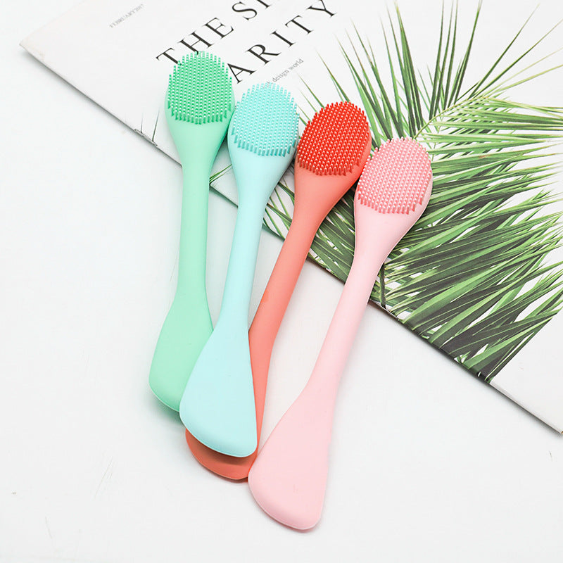 Silicone facial mask brush