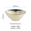 Creative Trumpet Bowl Ceramic Large Rain-hat Shaped Bowl