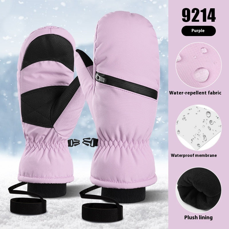 Cold-proof Finger Touch Screen Warm Ski Gloves