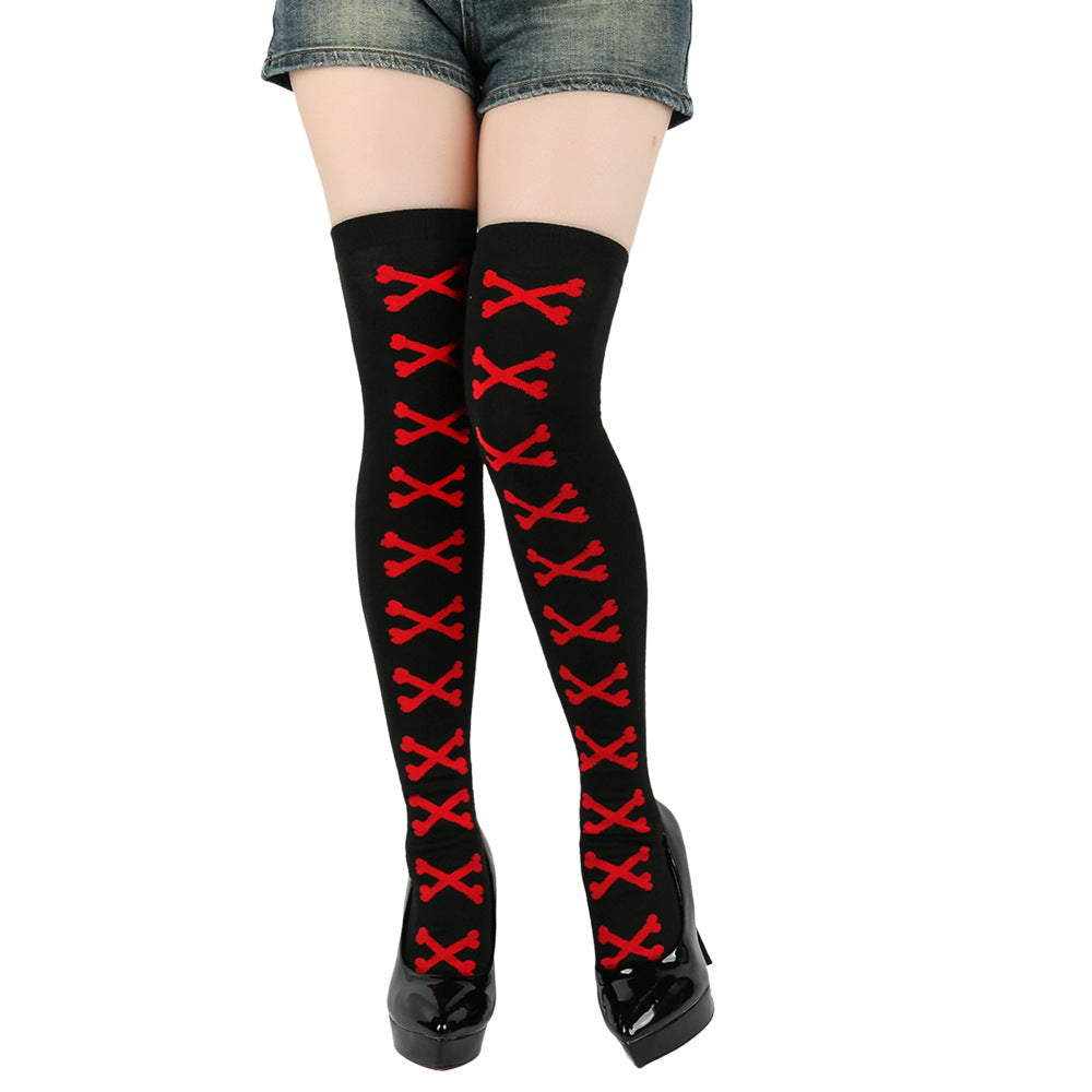 Halloween Party Bones Stockings COS Masquerade Dress Up