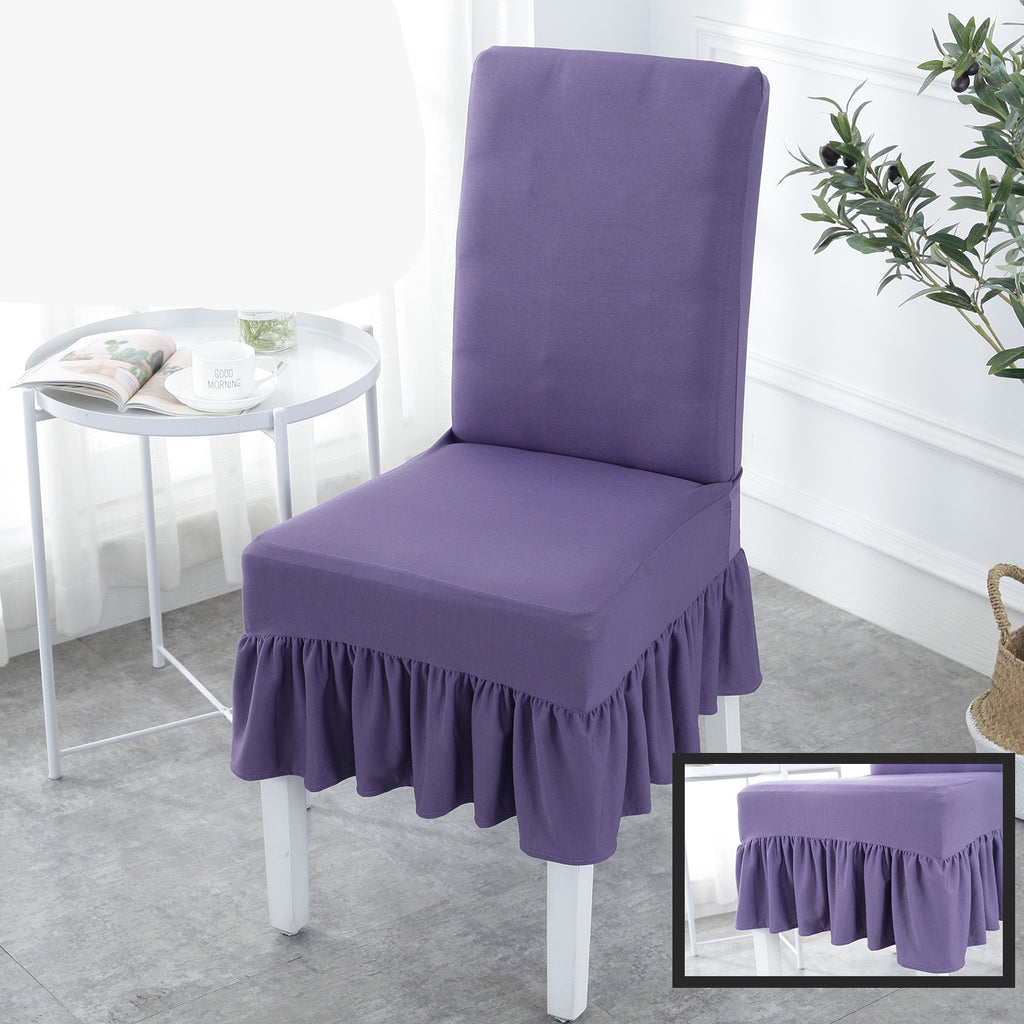 Universal stretch chair cover