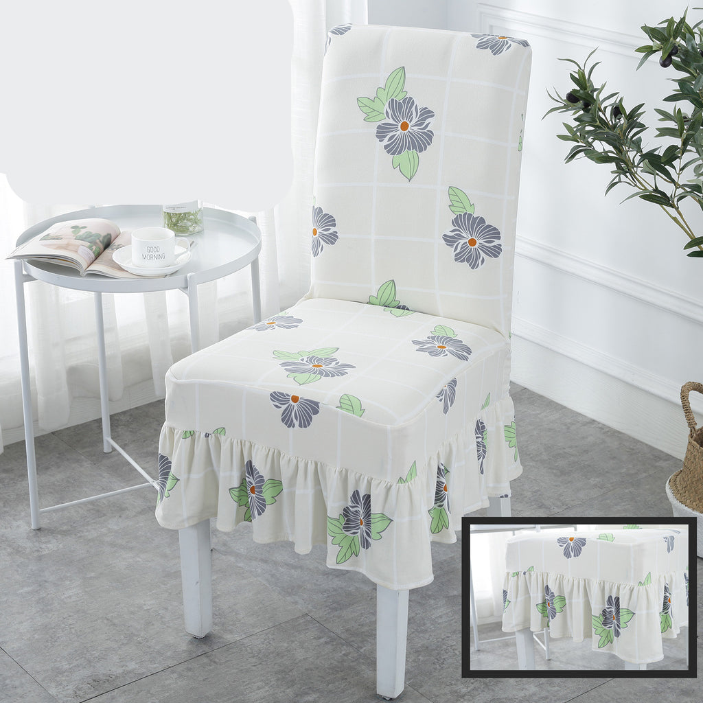 Universal stretch chair cover