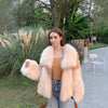 Youth-style Faux Fox Fur Coat