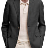 Men's Long-Sleeve Business-Casual Suit With Lapel And Mock Pockets