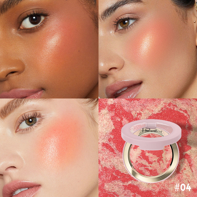 Mixed Blusher Highlight 2-in-1 Long-lasting Natural Waterproof Repair