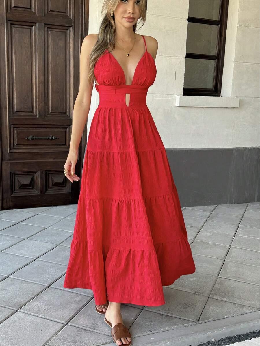 Women's Fashion Casual Sleeveless Strap Dress