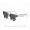 Classic Thick Square Frame Sunglasses Men's Driving UV Protection