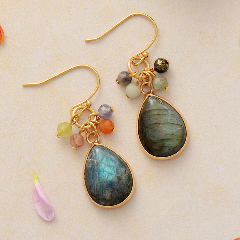 Retro Sweet Handmade Womens Waterdrop Earrings